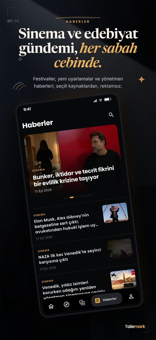 Haberler: sinema ve edebiyat gündemi her sabah